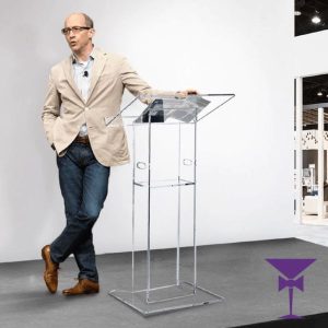 Transparent Acrylic Podium Rental in Toronto