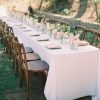 90x156 White Tablecloth Rental