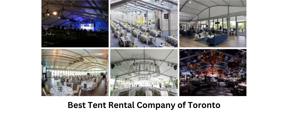 6 different Tents are displayed from our past events in Toronto, Canada.
